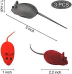 3 Random Colors Soft Small Cat Toys for Indoor Cats