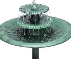 3-Tiered Pedestal Water Fountain and Birdbath