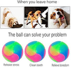 4 pcs Light Up Dog Balls Interactive Pet Toys