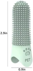4Pcs 360° Pet Finger Toothbrush