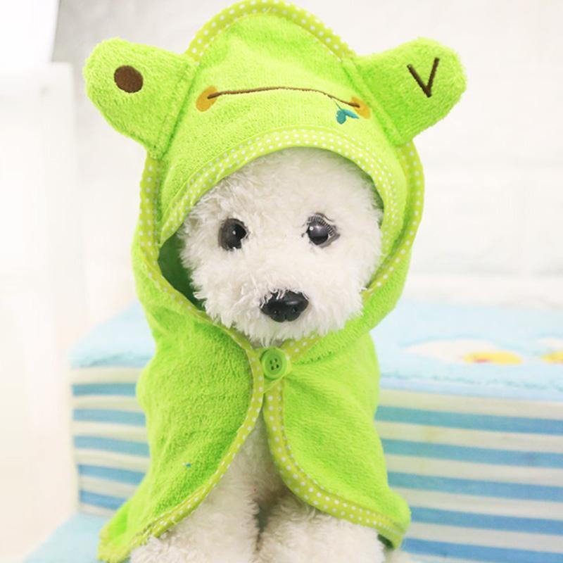 Adorable Colorful Pet Bathrobe Towels Pet Clever 