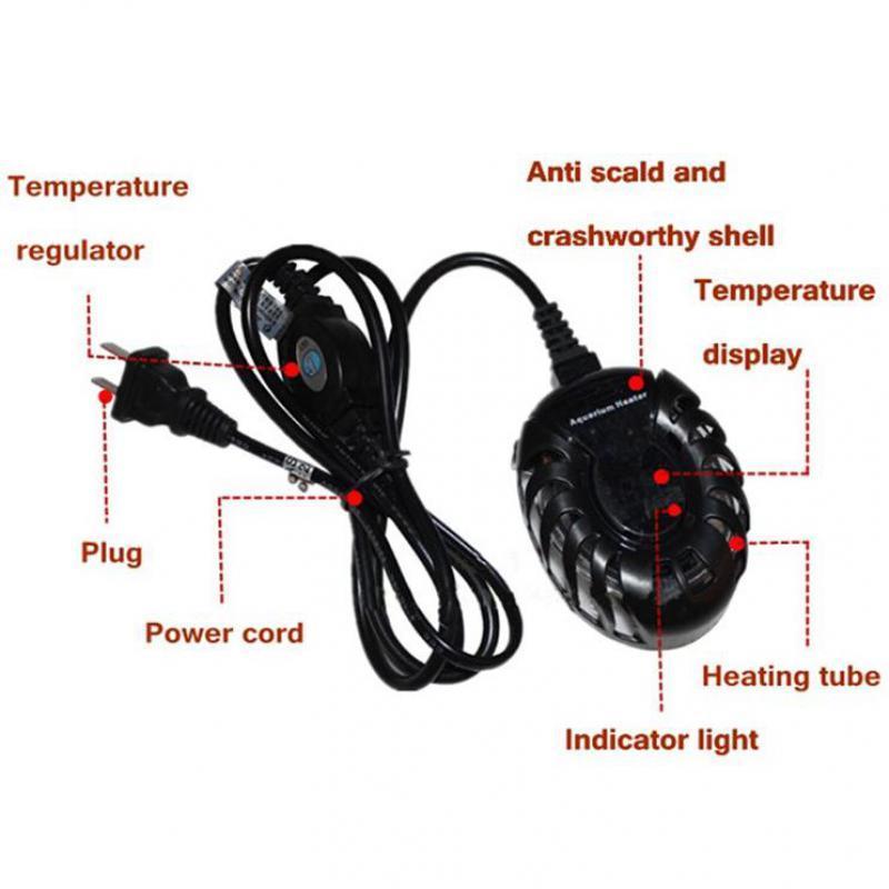 Aquarium Heater Water Electric Heating Rods Heats Pet Clever 