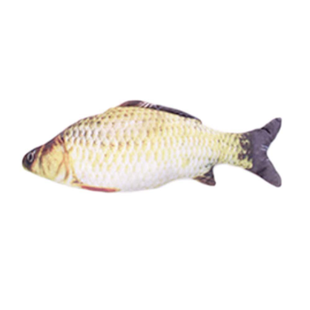 Artificial Fish Pillow Cat Scratching Toy Cat Toys Pet Clever Carp Fish S 