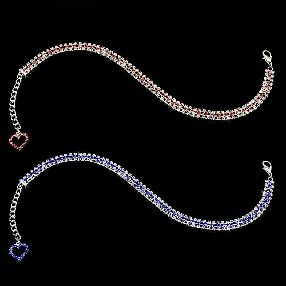 Bling Rhinestone Dog Collar Necklace Dog Leads & Collars Pet Clever 