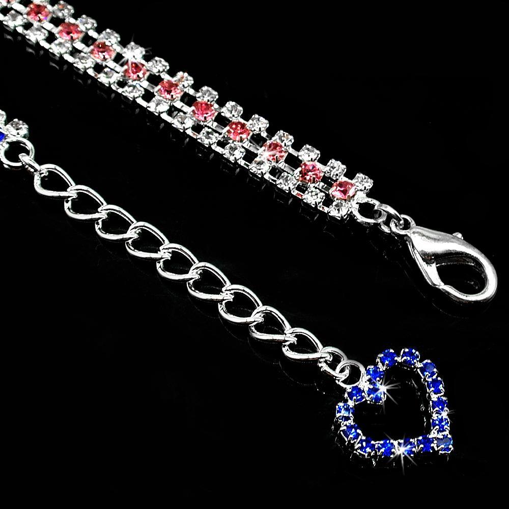 Bling Rhinestone Dog Collar Necklace Dog Leads & Collars Pet Clever 