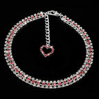 Bling Rhinestone Dog Collar Necklace Dog Leads & Collars Pet Clever 
