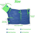 Breathable Mesh Cat Shower Bag Anti Scratch Adjustable Cat Grooming Bag
