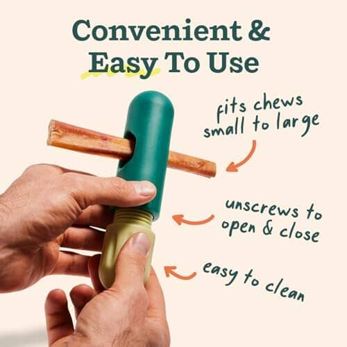 Bully Stick Holder - Durable Dog Chew Holder for Safe