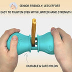 Bully Stick Holder for Dogs, Chew Holder, Prevent Choking Safety Device-Large