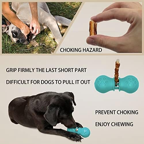 Bully Stick Holder for Dogs, Chew Holder, Prevent Choking Safety Device-Large