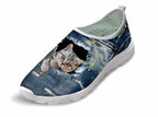 Casual Cat Printed Air Mesh Shoes Cat Design Footwear Pet Clever 3 