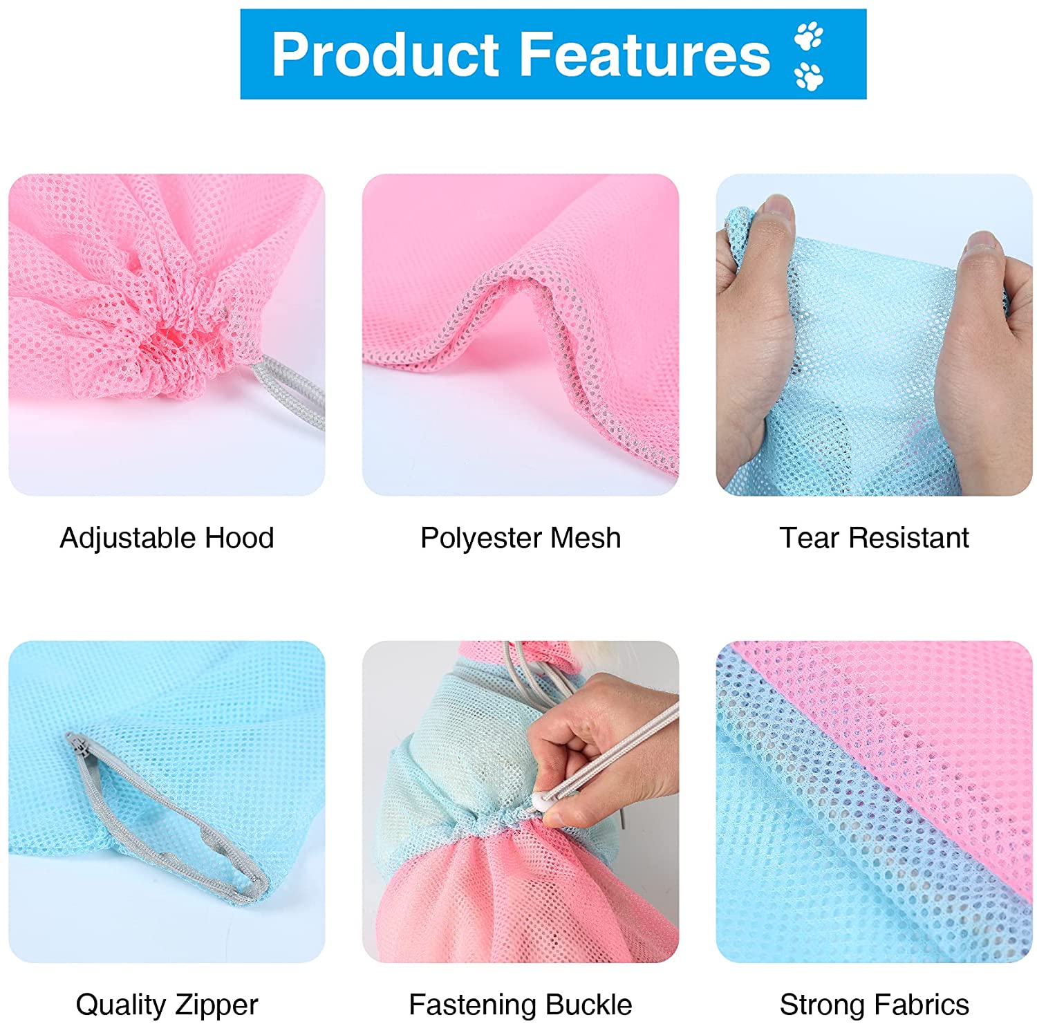 Cat Bag for Nail Trimming, Injection, Medicine Taking