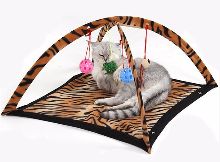 Cat Bed Pad Blanket With Cat Toys Cat Toys Pet Clever 