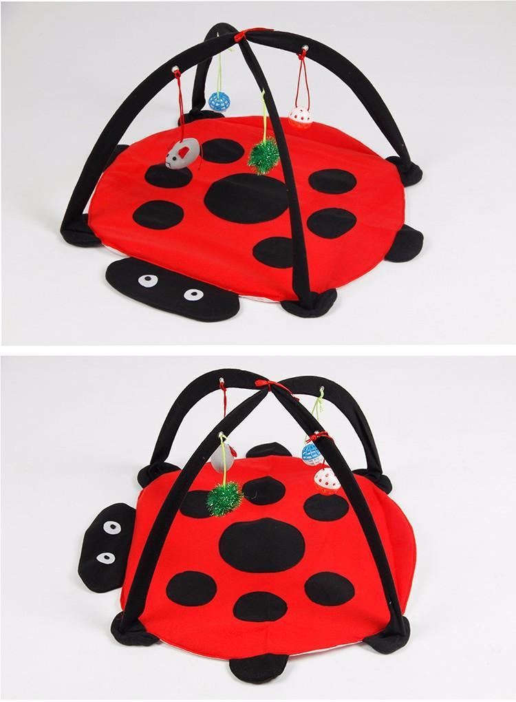 Cat Bed Pad Blanket With Cat Toys Cat Toys Pet Clever 
