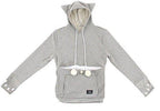 Catagaroo Hoodies with Kangaroo Pouch For Your Cat Cat Carriers Pet Clever 
