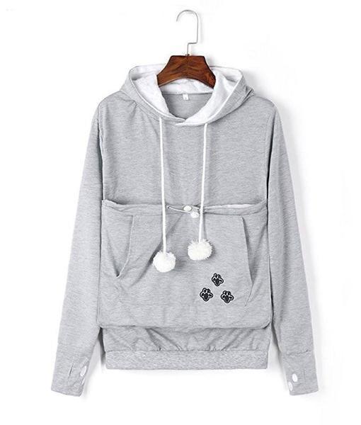 Catagaroo Hoodies with Kangaroo Pouch For Your Cat Cat Carriers Pet Clever 