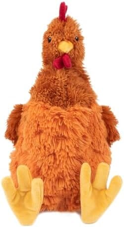 Chicken Crinkle Plush Dog Toys for Interactive Play