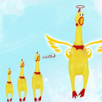 Chicken Squeaky Dog Toy