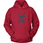 Chubby Unicorn Hoodie Design T-shirt teelaunch Unisex Hoodie Red S