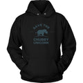 Chubby Unicorn Hoodie Design T-shirt teelaunch Unisex Hoodie Black S