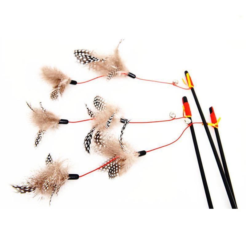 Cute Design Feather Teaser Cat Toy Cat Toys Pet Clever 