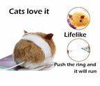 Cute Fat Mouse Cat Chasing Vibration Playing Toy Cat Toys Pet Clever 