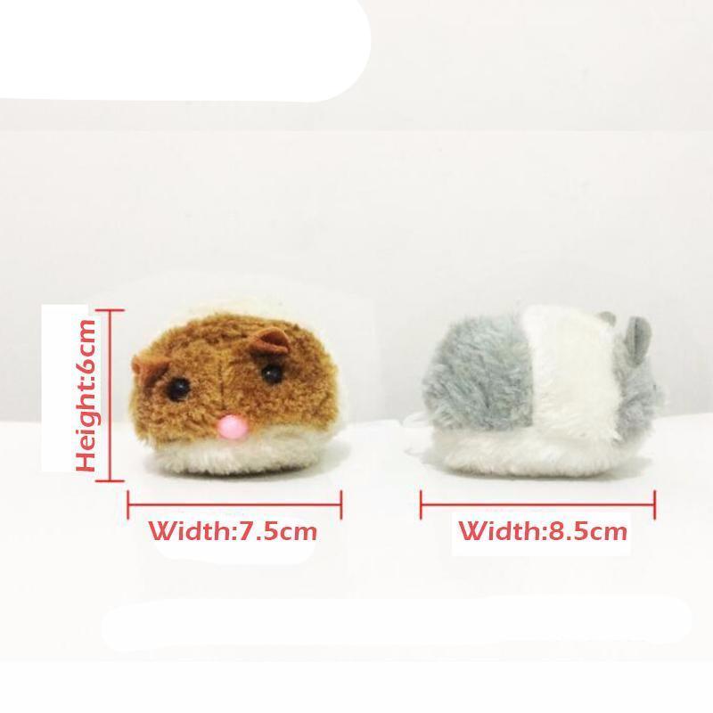 Cute Fat Mouse Cat Chasing Vibration Playing Toy Cat Toys Pet Clever 
