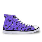 Cute High Top Casual Cat Design Shoes for Women Cat Design Footwear Pet Clever J 