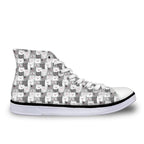 Cute High Top Casual Cat Design Shoes for Women Cat Design Footwear Pet Clever N 