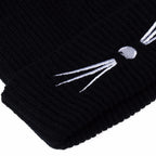 Fluffy Cat Ears Women Hat Knitted Warm Winter Beanie Fluffy Cat Ears Women Hat Knitted Warm Winter Beanie Pet Clever 
