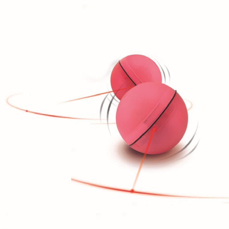 Interactive Cat Laser Electric LED Flash Light Rolling Toy Cat Toys Pet Clever 