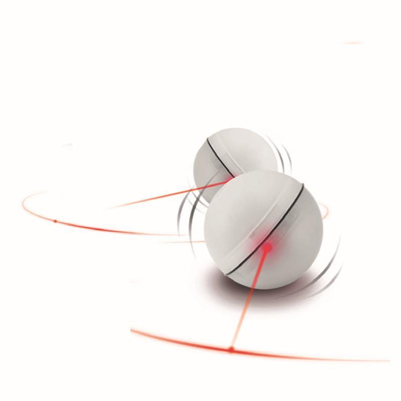 Interactive Cat Laser Electric LED Flash Light Rolling Toy Cat Toys Pet Clever 