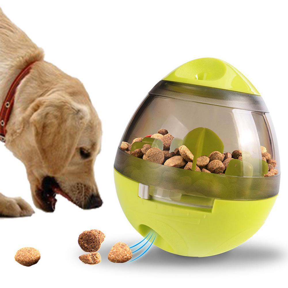 IQ Treat Interactive Dog Food Feeder Ball Toy Dog Toys Sport & Training Pet Clever 