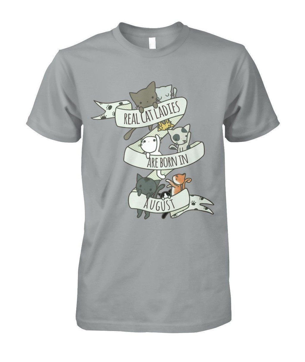 Limited Edition "Real Cat Ladies (August)" Shirt Apparel ViralStyle Sport Grey S 