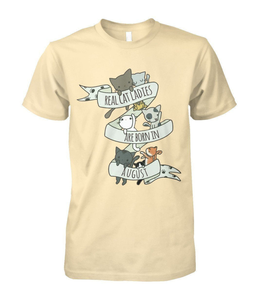 Limited Edition "Real Cat Ladies (August)" Shirt Apparel ViralStyle Sand S 