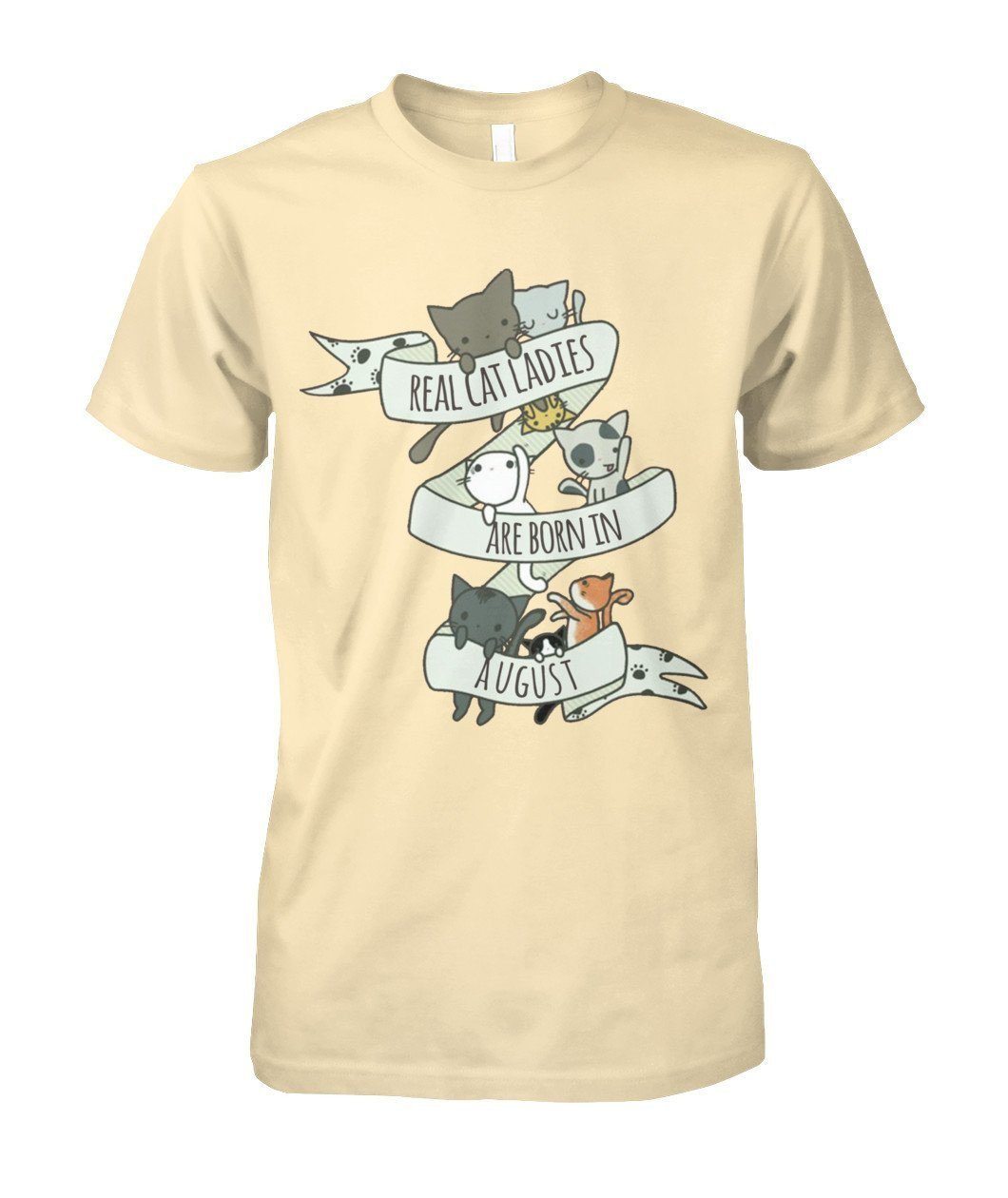 Limited Edition "Real Cat Ladies (August)" Shirt Apparel ViralStyle Sand S 