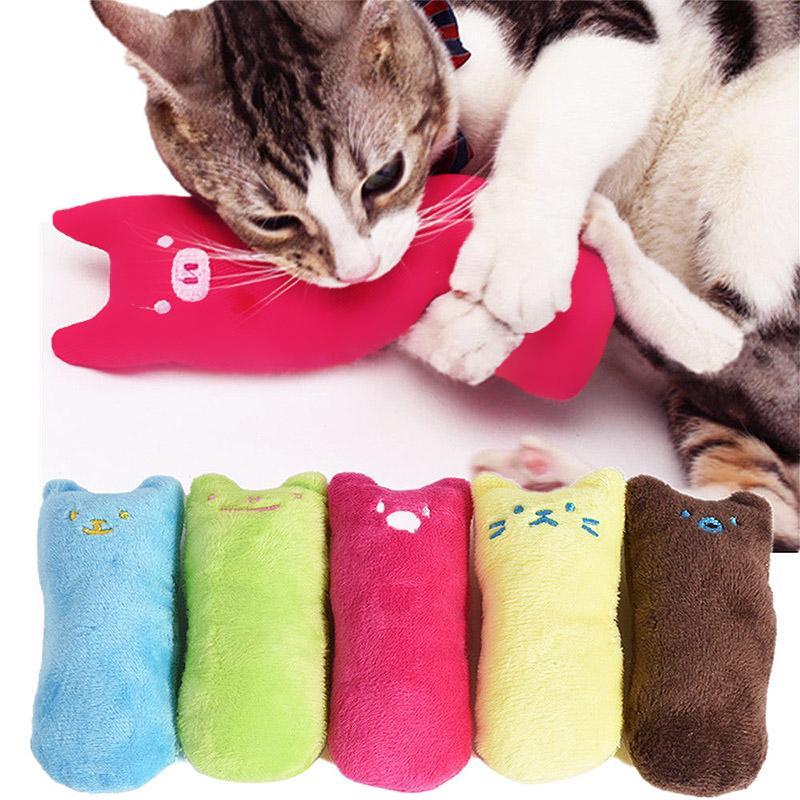 Lovely Animal Shaped Plush Catnip Toy Cat Toys Pet Clever 