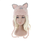 Lovely Cat Ear Winter Beanie Cat Design Accessories Pet Clever 