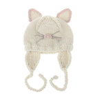 Lovely Cat Ear Winter Beanie Cat Design Accessories Pet Clever white 