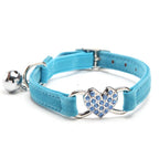 Lovely Heart with Bell Design Cat Collar Cat Care & Grooming Pet Clever 