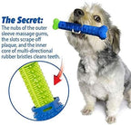 Natural Rubber Bite Resistant Dog Toothbrush Toy