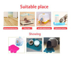 Paw Shape Litter Mat Keeping Your Floor Clean Cat Litter Boxes & Litter Trays Pet Clever 