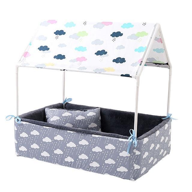 Portable Folding Pet Tent Dog Houses Pet Clever Gray 
