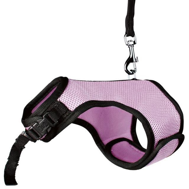 Rabbit Vest Harness With Leash Rabbits Pet Clever Light Violet S 