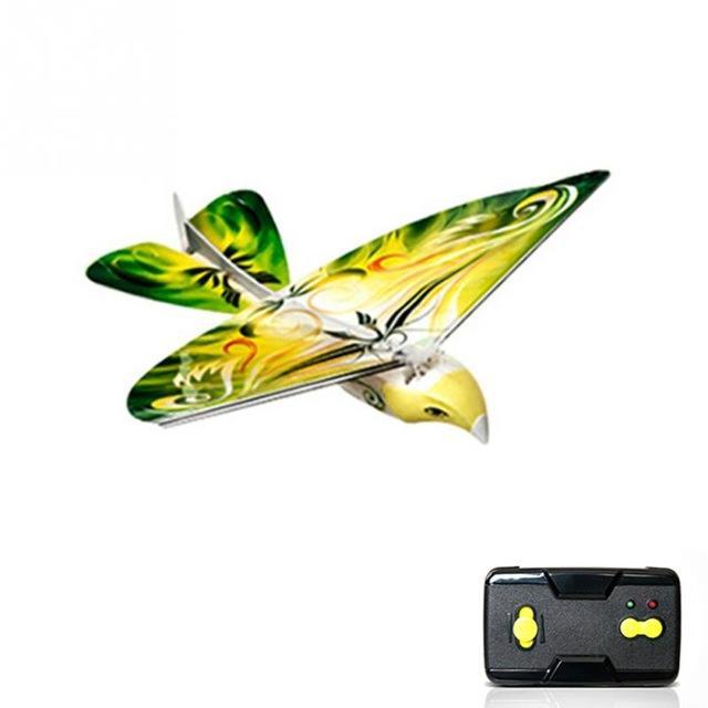 Remote Control Flying Bird Toys For Cat and Owners Cat Toys Pet Clever Green 