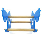 Rocking Horse Design Bird Standing Platform Toy Standing Birds Pet Clever 