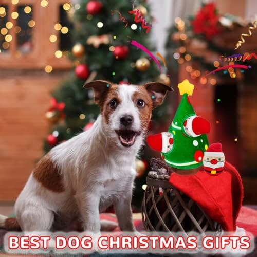 Santa Claus Snowman Dog Toys Hide and Seek Puzzle