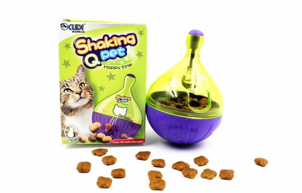 Shaky Cat Tumbler Leakage Feeder Cat Toys Pet Clever 