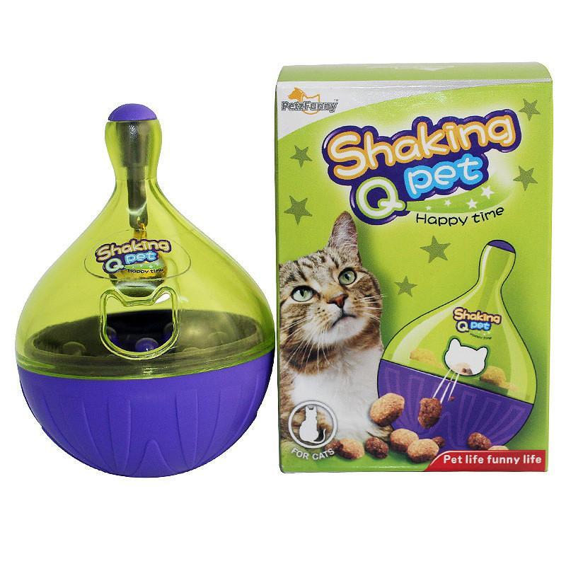 Shaky Cat Tumbler Leakage Feeder Cat Toys Pet Clever 