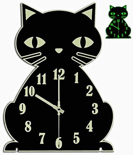 Silent Non-Ticking Glow in The Dark Luminous Clock for Bedroom